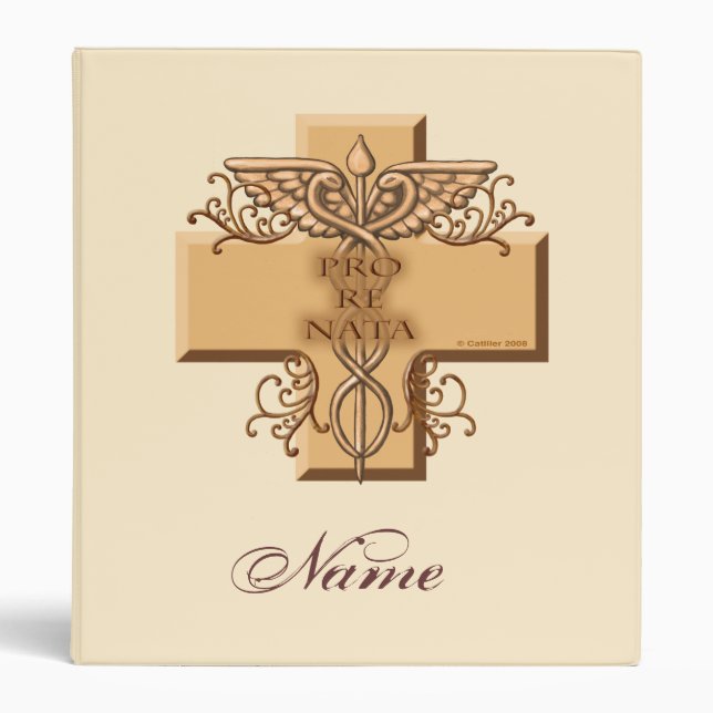 Orn caduceus nurse  binder (Front)
