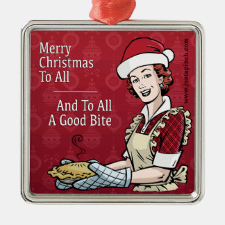 Ornament: And To All A Good Bite Metal Ornament