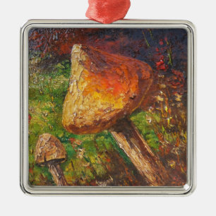 Ornament Ann Hayes Painting Mushroom