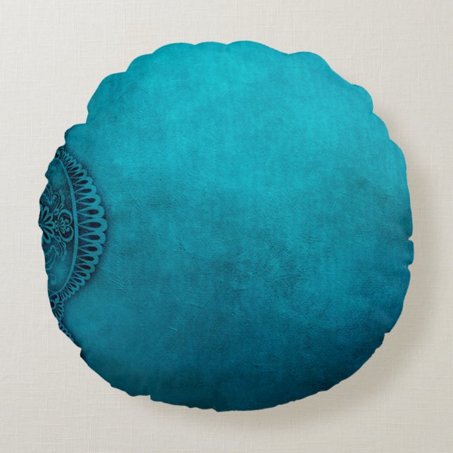 Ornament background image template round pillow (Front)