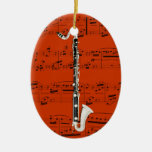 Ornament - Bass Clarinet - Pick Your Color at Zazzle