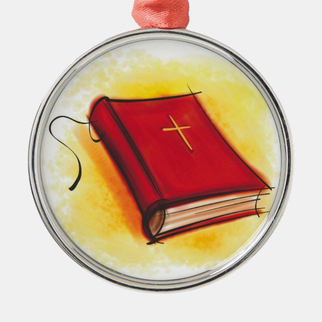 Ornament: Bible Christmas Ornament (Front)