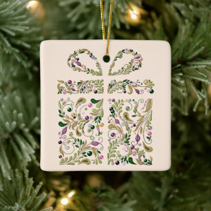 Ornament - Ceramic - Tuscan Box & Box