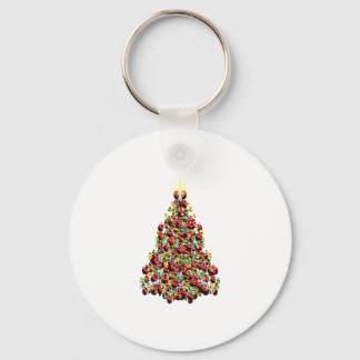 Ornament Christmas Tree Keychain