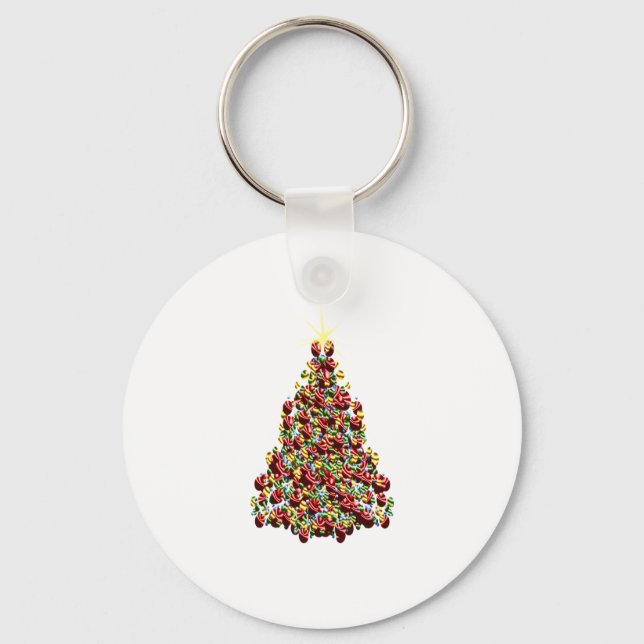 Ornament Christmas Tree Keychain (Front)