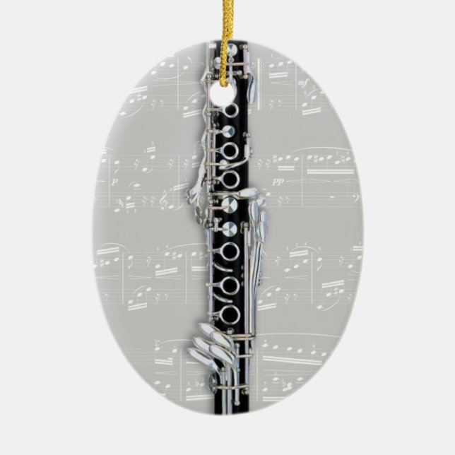 Ornament - Clarinet 2 - Pick your color (Front)