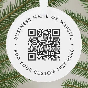 Ornament   Custom QR Code Business Promotional