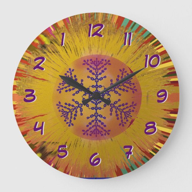 Ornament Design Turn Back the Time Backwards Clock (Front)