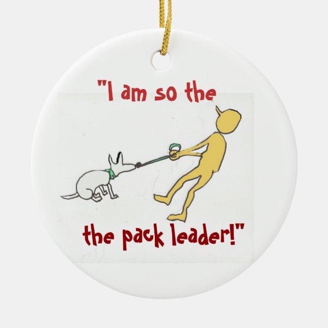 Ornament Dog Trainer Humor (Front)
