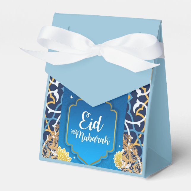 Ornament Eid  Favor Boxes (Front Side)