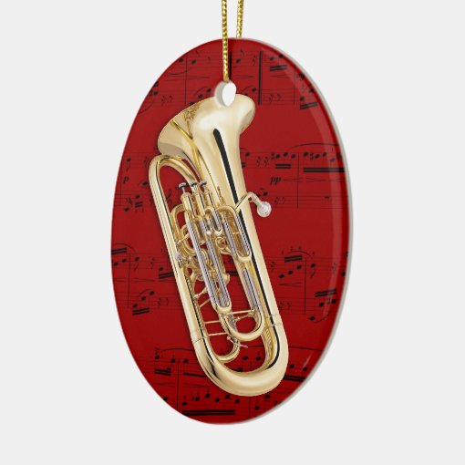 Ornament Euphonium Pick your color Zazzle