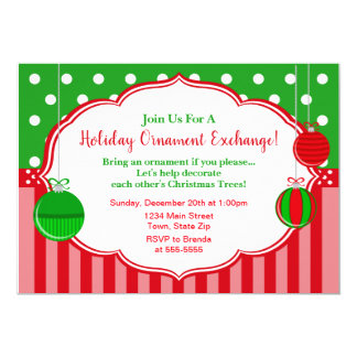 Ornament Swap Invitation Wording 6