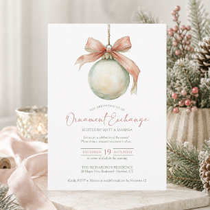 Ornament Exchange Holiday Party Invitation