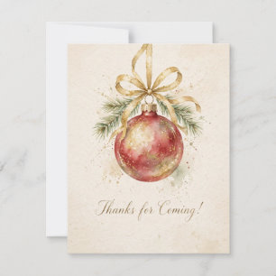 Ornament Exchange Thank-You Notes