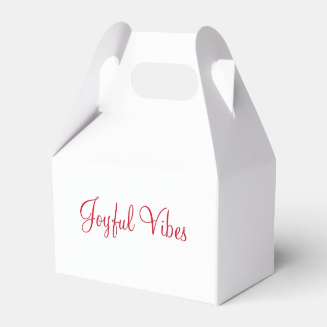 Ornament Favor Boxes (Front Side)