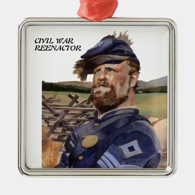 ORNAMENT, for REENACTOR Metal Ornament (Front)