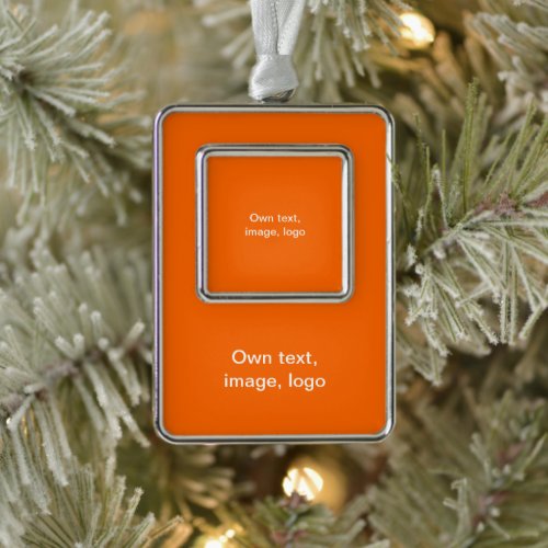 Ornament Framed Vertical uni Orange