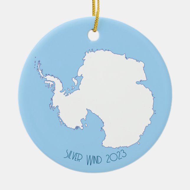 Ornament from 28-Feb Antarctic Cruise (Front)