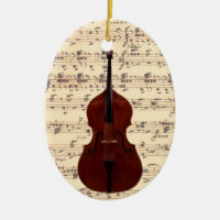 Ornament - Full Double Bass with sheet music