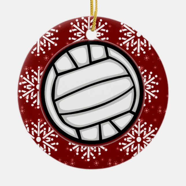 Ornament - Holiday Volleyball (Front)