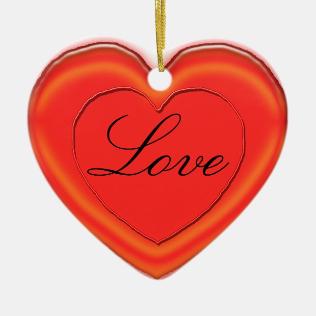 Ornament - Jelly Heart with Names (Front)