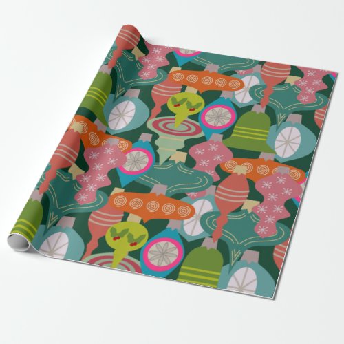 Ornament Jumble Wrapping Paper