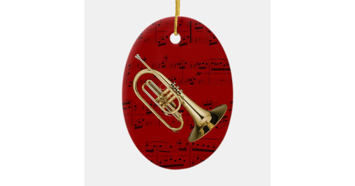 Ornament Mellophone Pick your color Zazzle