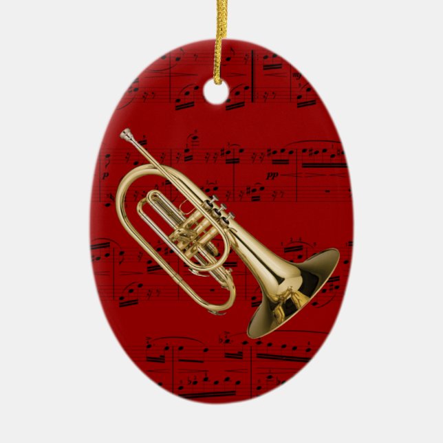 Ornament - Mellophone - Pick your color (Front)