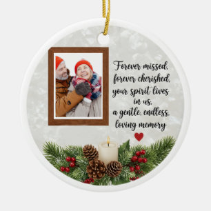 Ornament Memoryal - photos can be personalized