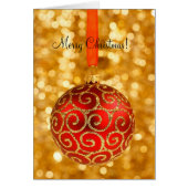 Ornament Merry Christmas Card (Front)