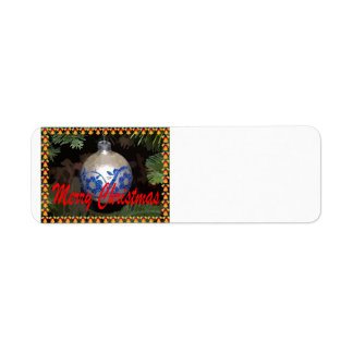 Ornament Merry Christmas Label