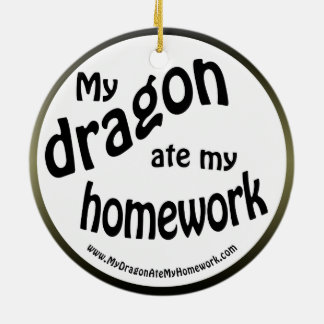 Ornament - My Dragon Ate My Homework
