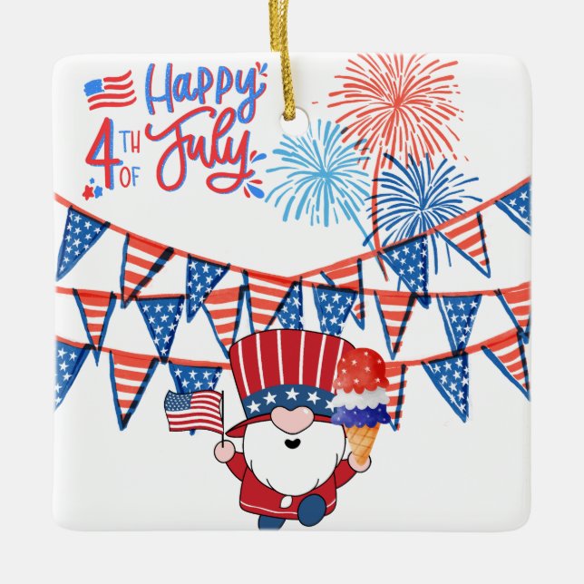  Ornament of Independence Day (Front)