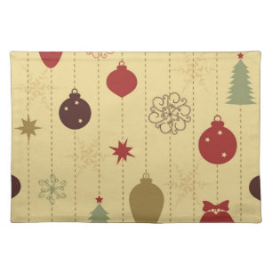 Ornament pattern cloth placemat