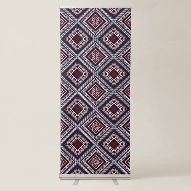Ornament Pattern Retractable Banner (Front)