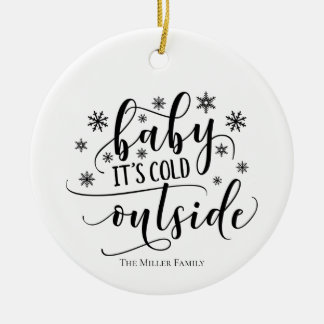 Ornament Personalized Baby It's Cold Outside