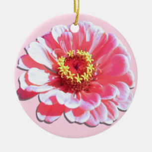 Ornament - Pink Zinnia
