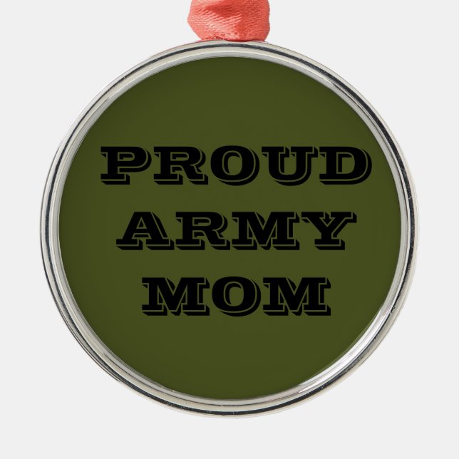 Ornament Proud Army Mom (Front)