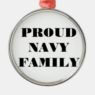 Ornament Proud Navy Family