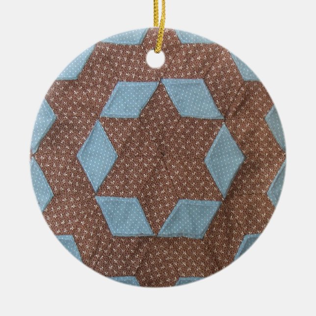 Ornament - Quilt Pattern Castle (Front)