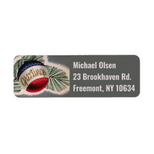 Ornament return address label
