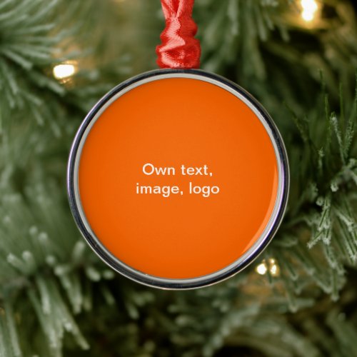 Ornament Round uni Orange