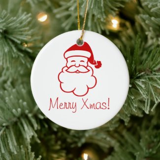 Ornament - Santa's Face