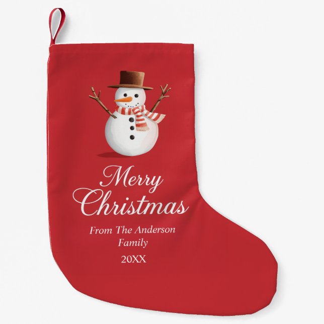 Ornament Small Christmas Stocking (Front)