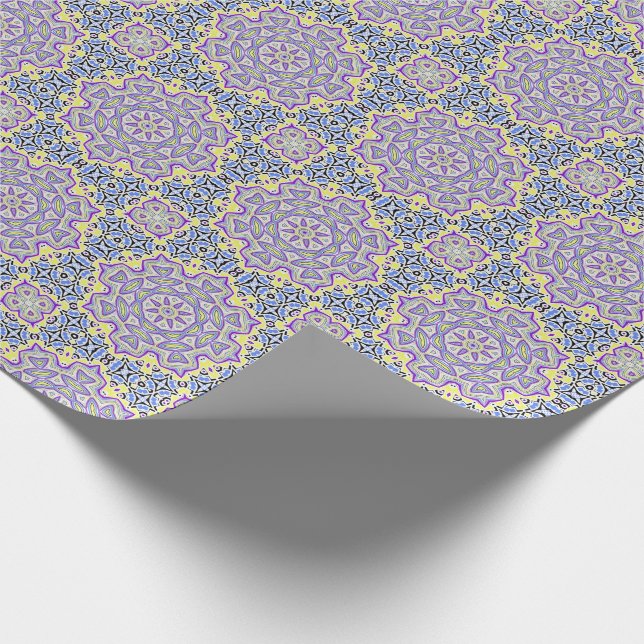 Ornament snowflake wrapping paper (Corner)