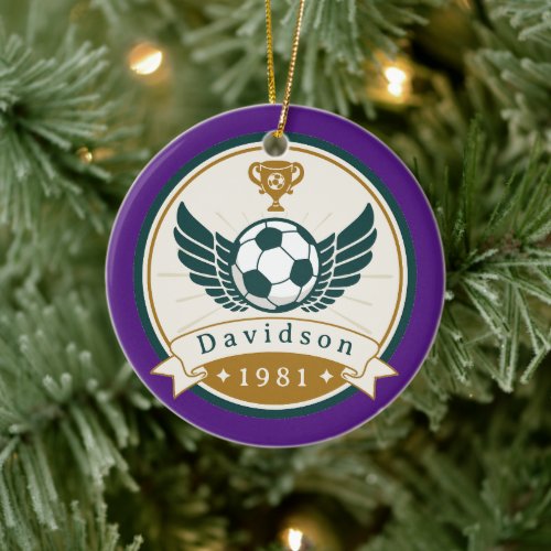 Ornament - Soccer - Personalized - Add Name