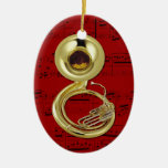 Ornament - Sousaphone (tuba) - Pick Your Color at Zazzle