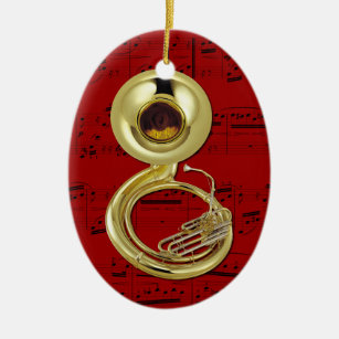 Ornament - Sousaphone (Tuba) - Pick your color