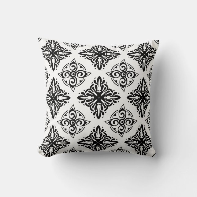 Ornament stars  throw pillow (Front)