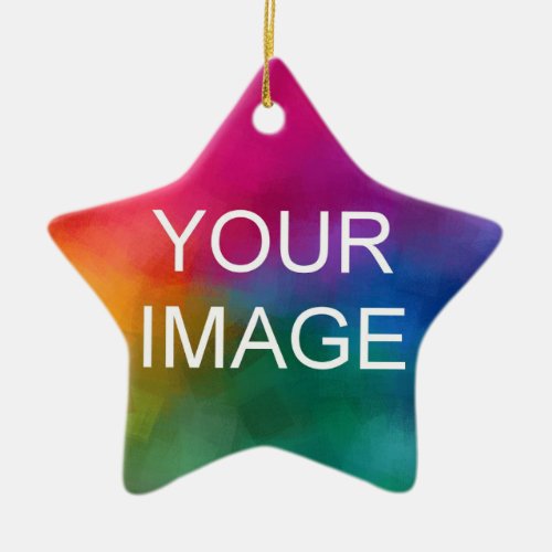 Ornament Template Upload Your Photo Image Logo